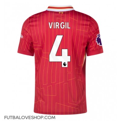 Dres Liverpool Virgil van Dijk #4 Domáci 2024-25 Krátky Rukáv Dres Liverpool Virgil van Dijk #4 Domáci 2024-25 Krátky Rukáv